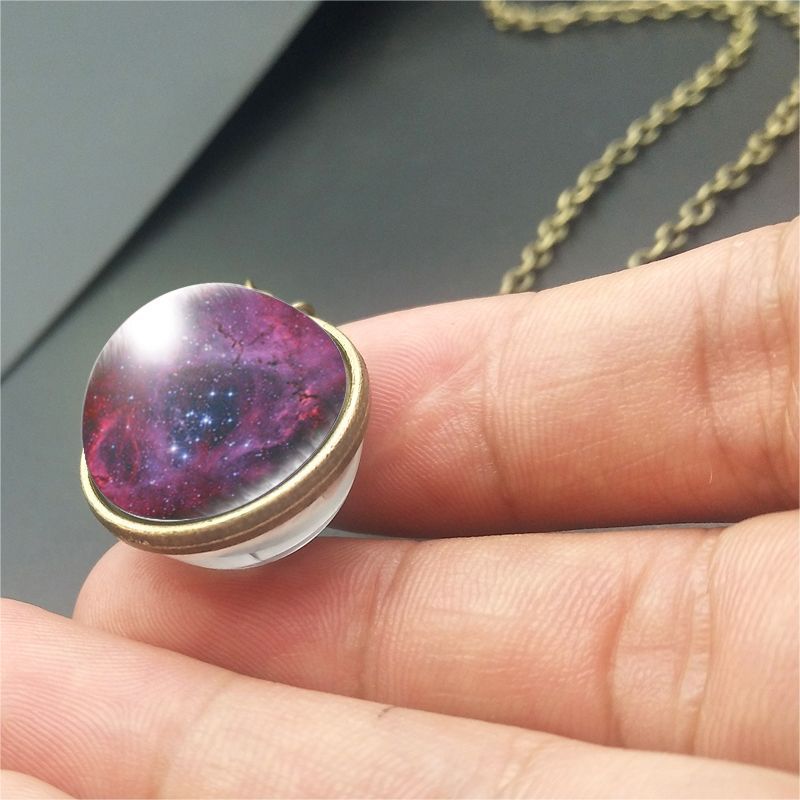 Cosmic Nebula Pendant Necklace